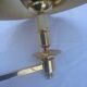 Paire d'appliques vintage en laiton