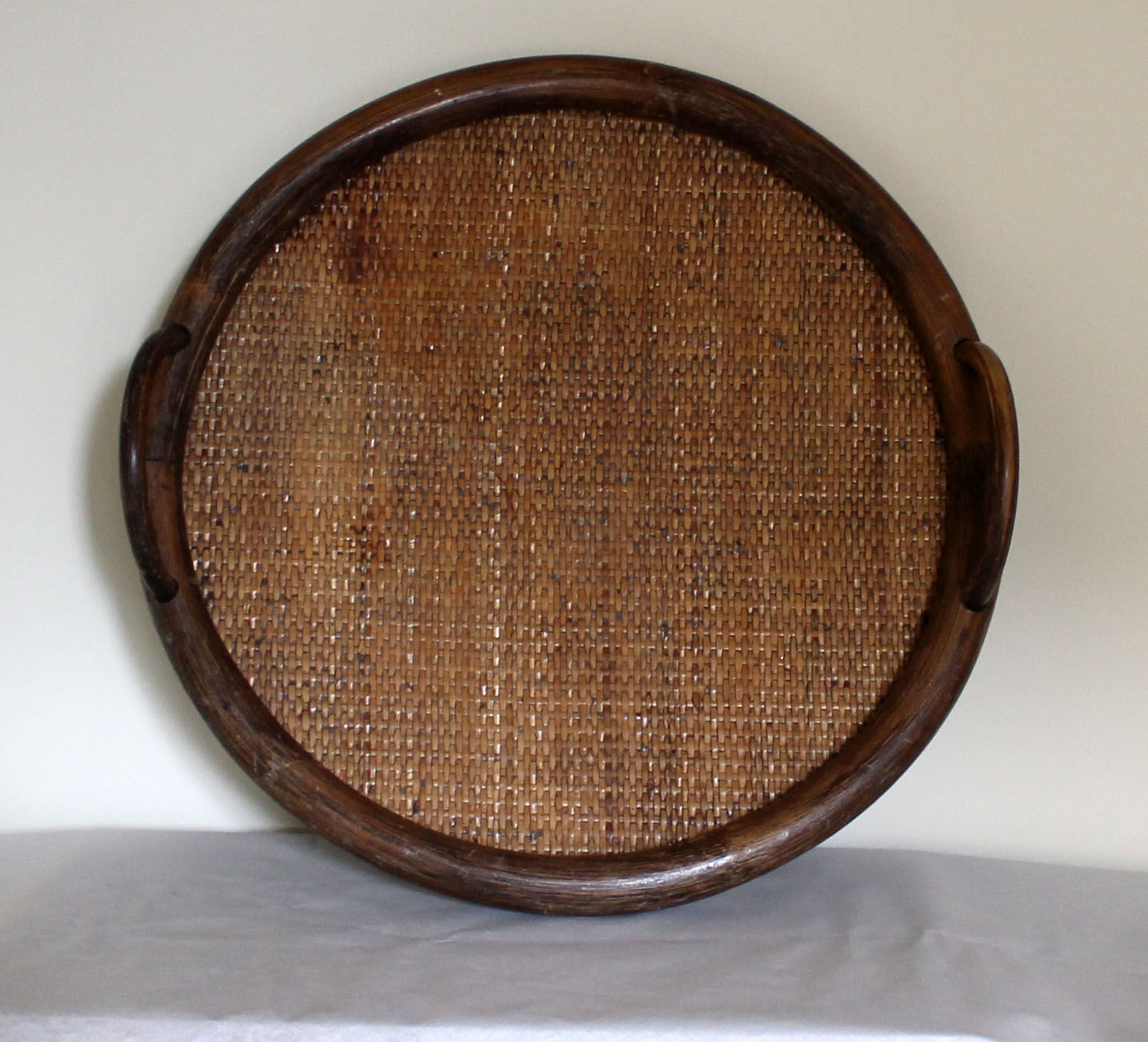 Rattan tray