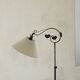 Lampadaire danois Art Déco, en fer forgé ajustable, forgé à la main, années 1930