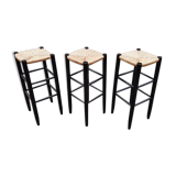 Pine bar stools 1980