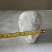 Tête d'homme en plâtre