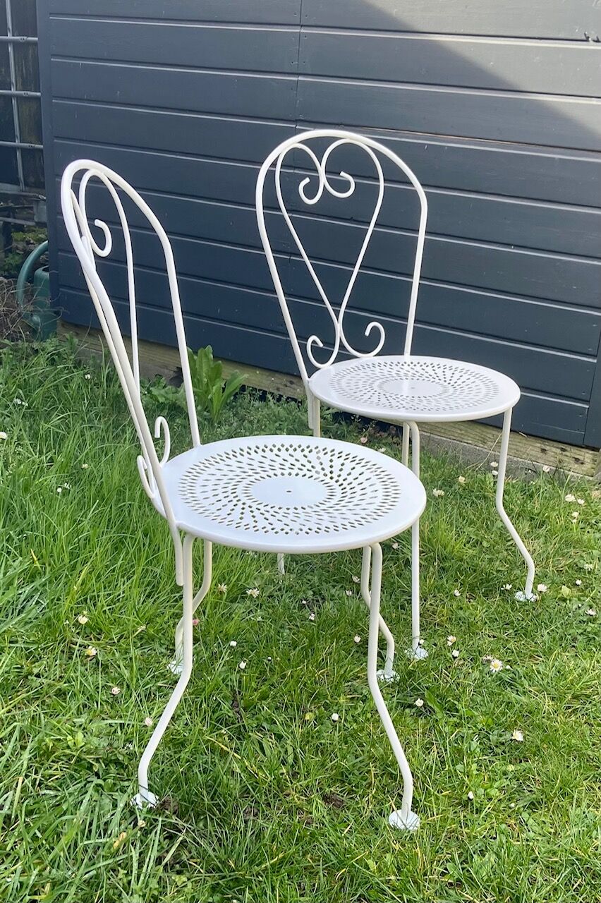 Wrought iron chairs