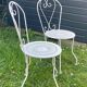 Wrought iron chairs