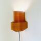 Pine Veneer Curved Layered Wall Lamp By Translandia, Denmark 1960S