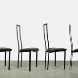 Set of 4 Italian Postmodern dining chairs by Maurizio Cattelan, 1980s