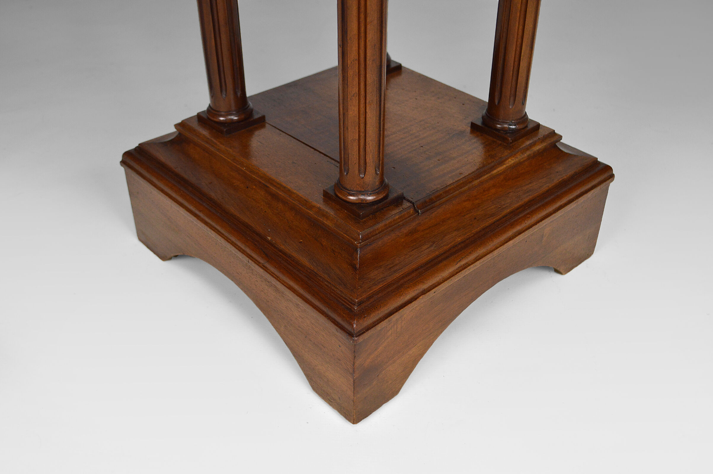 Large Neo-Gothic walnut harness, France, 19th