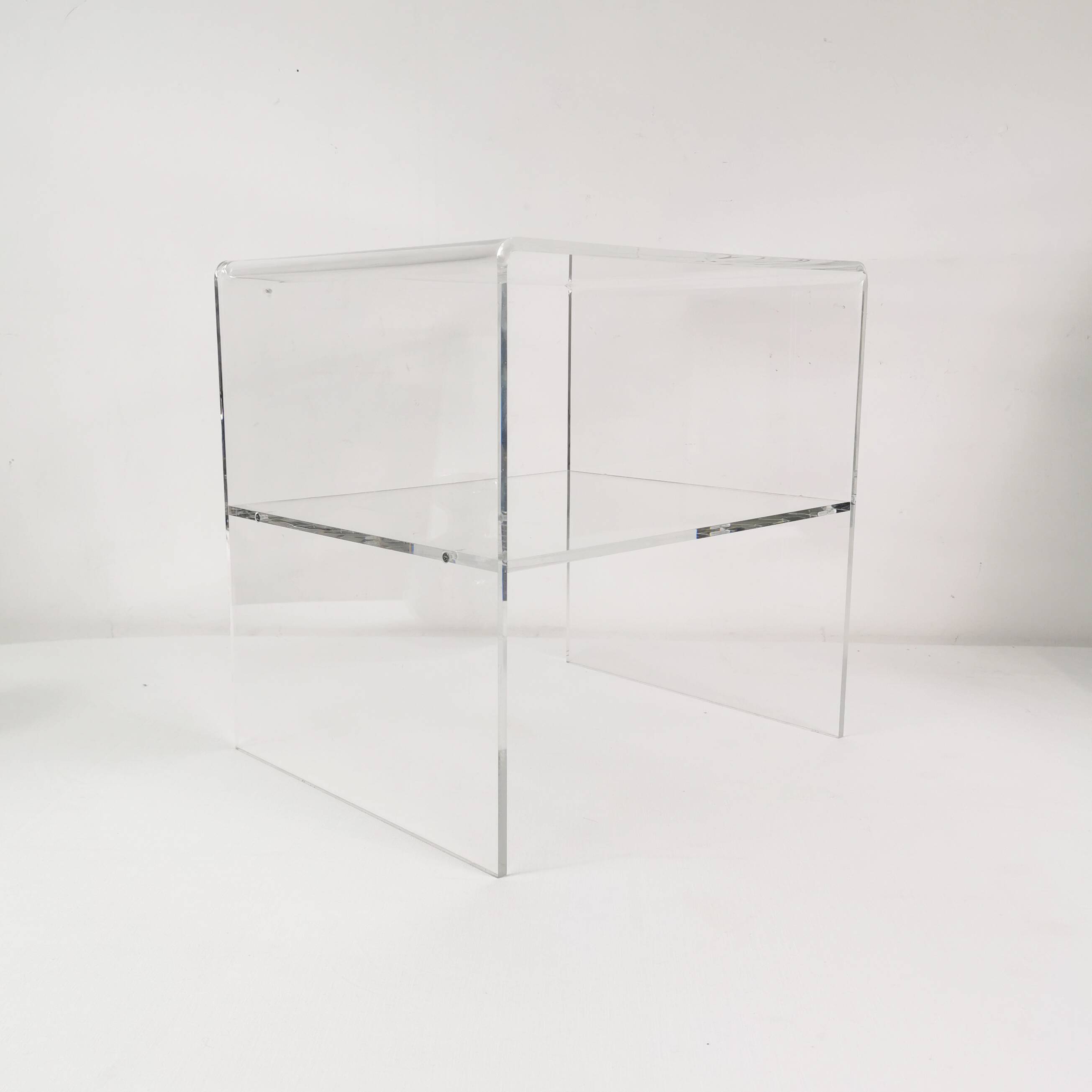 Side table with shelf, Germany, 1990s.