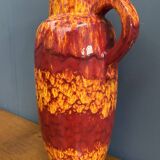 Ceramic flame vase by Scheurich Germany model 420-37