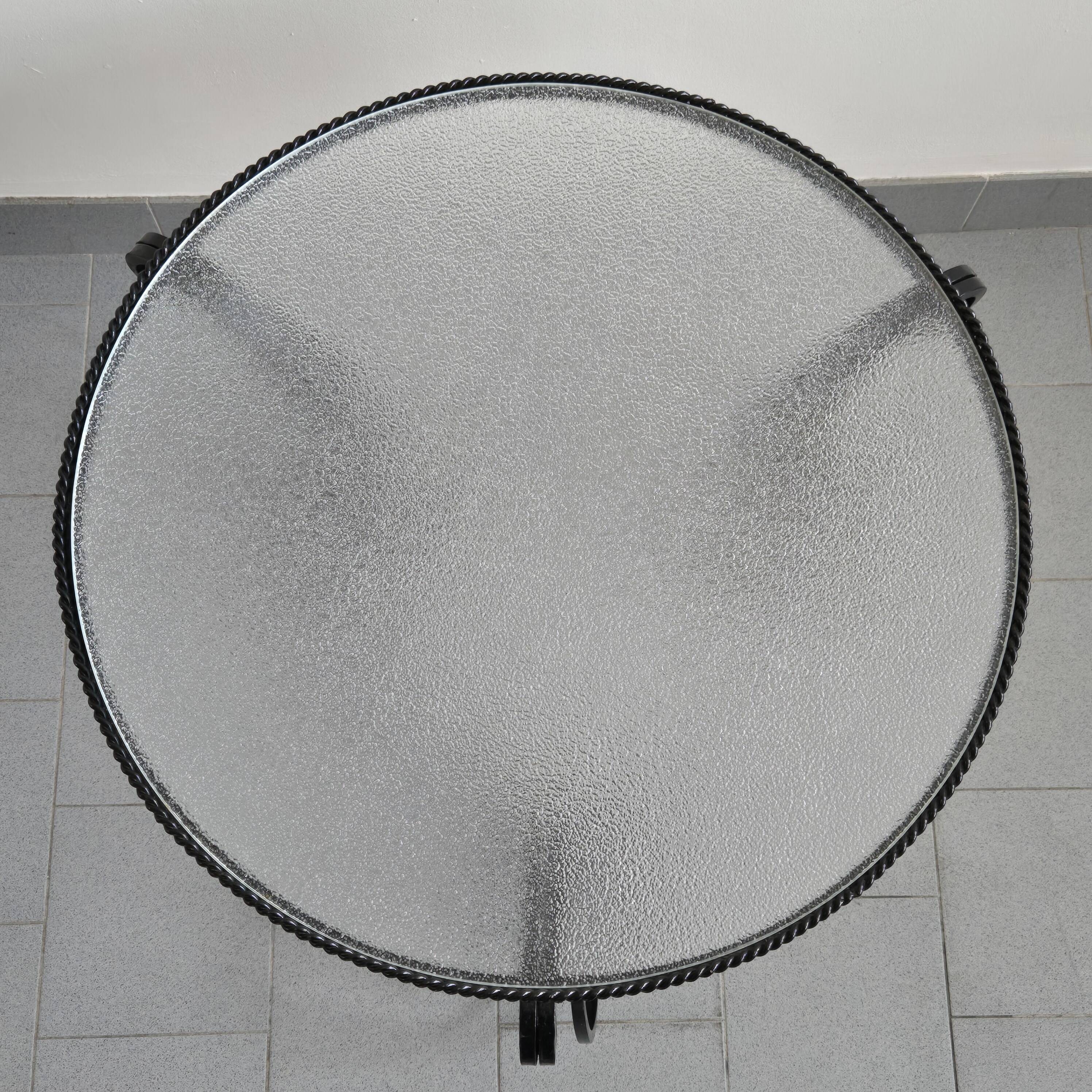 Vintage 1950s pedestal side table