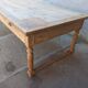 Grande table de communauté en chêne et sapin