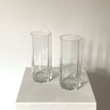 Pair of glass vase