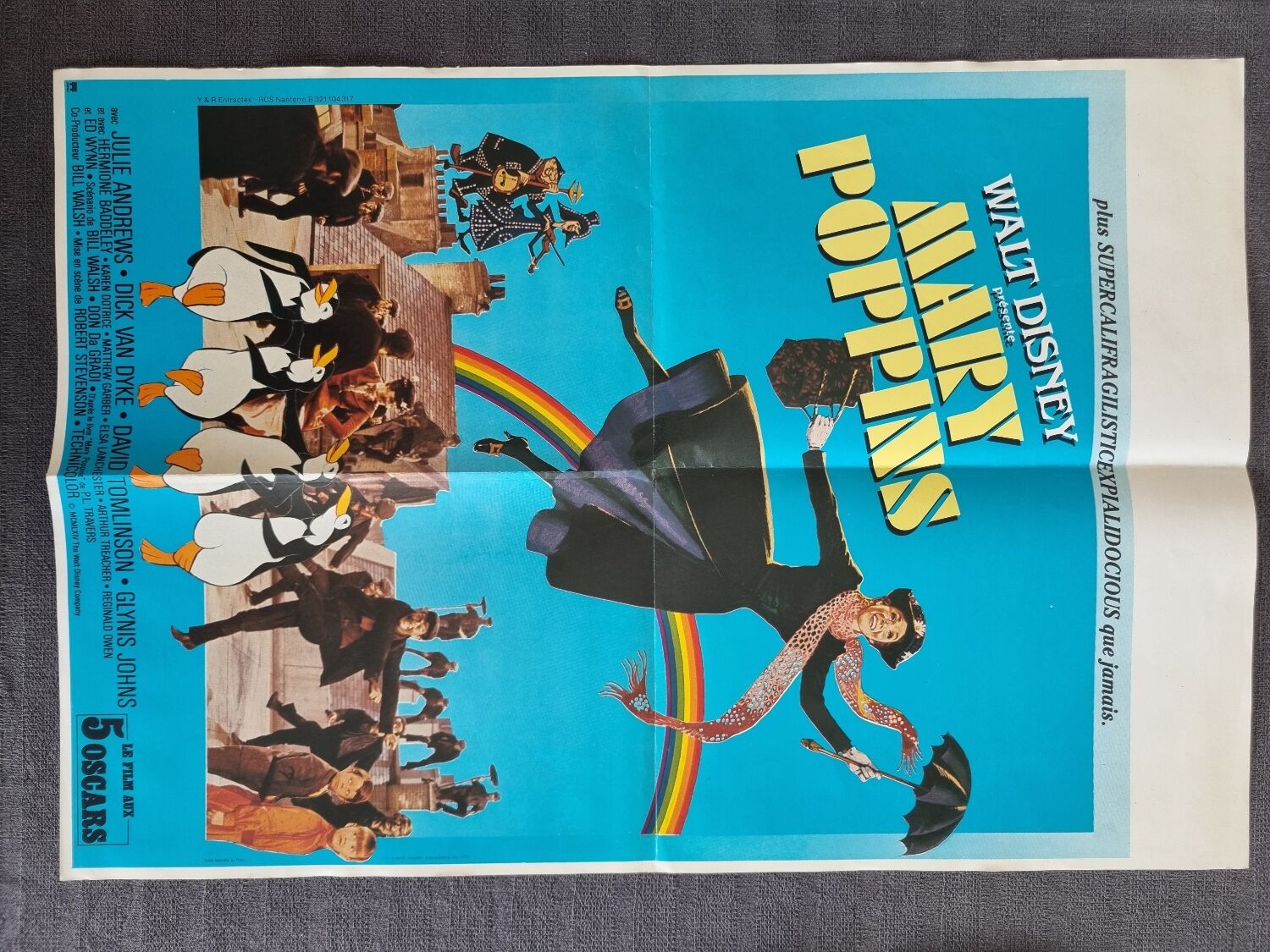 Mary Poppins Original Movie Poster 1965
