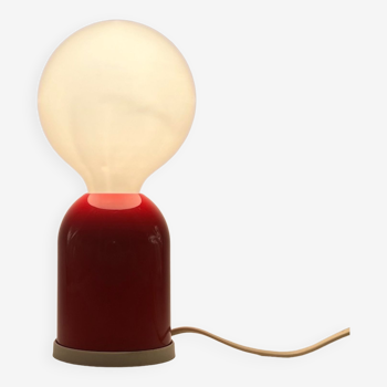 Lampe en métal laqué rouge Targetti Sankey, années 80