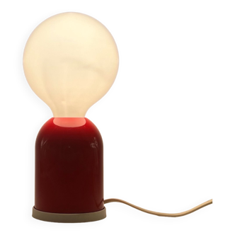 Lampe en métal laqué rouge Targetti Sankey, années 80