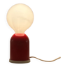 Lampe en métal laqué rouge Targetti Sankey, années 80