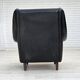 Fauteuil danois en cuir par Aage Christensen, années 1960