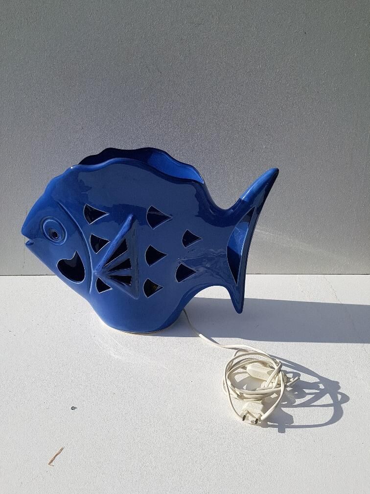 Large fish lamp the Dieulefit Caves