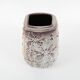 Beige ceramic vase, German design, 1960s, made in West Germany