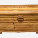Meubles en orme Pierre Chapo, coffre R25