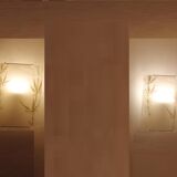 Pair of wall lamp year 80, VOLTMAN
