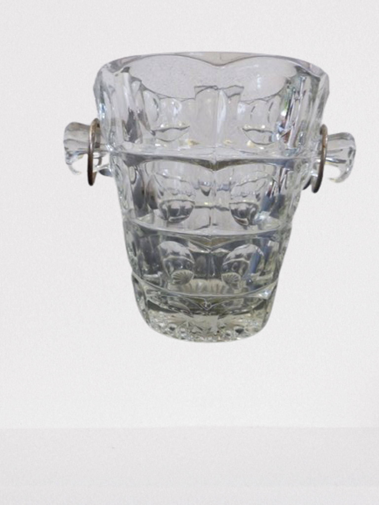 Seau à glace en verre 1970