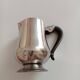vintage cream jug Letang Remy - 18/10 stainless steel with black resin handle