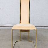 Hollywood Regency dining chairs from Belgo Chrom, 1970s, set of 8.