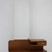 Oak mirror Czechoslovakia 1950s 167x95cm