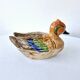 Terrine Vintage Faïence Michel Caugant Canard Sarcelle France