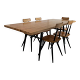 Dining set Ilmari Tapiovaara model Pirrka for Laukaan Puu 1950’s