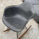 Rar eames armchair, elephant grey, zenith plastics, herman miller