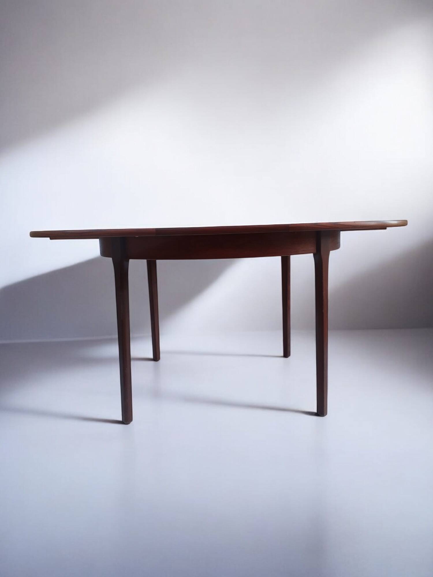 Vintage round teak table from the 60s