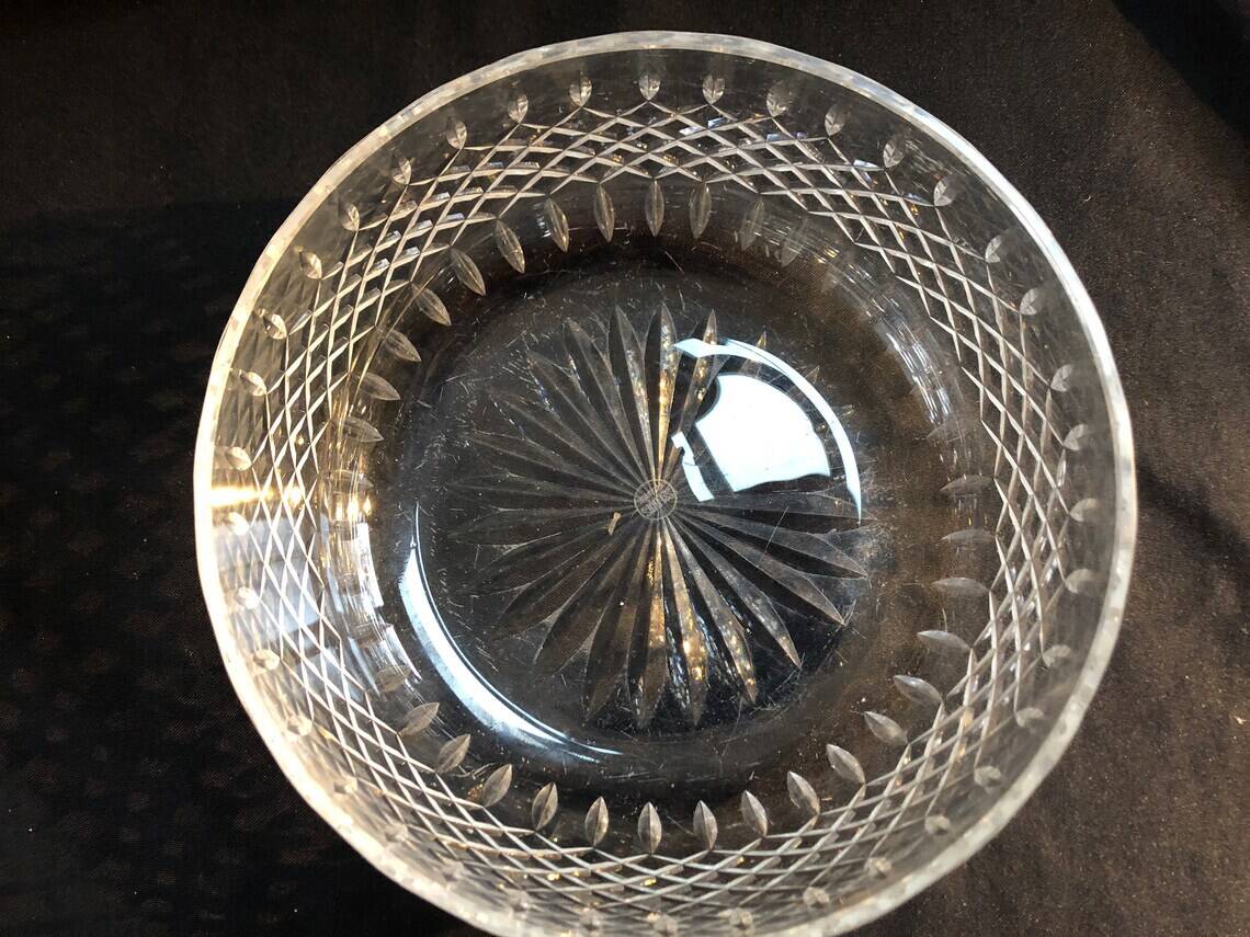 St Louis cut crystal bowl