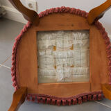 Pink velvet chair