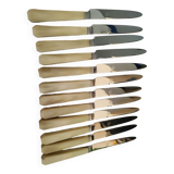 Set of 12 horn handle knives