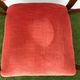 Hugues Steiner armchair, bow-wood model, curved wood and velvet, 1950