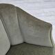 1960s, Danish 2-seater sofa, green furniture velour, beech wood.