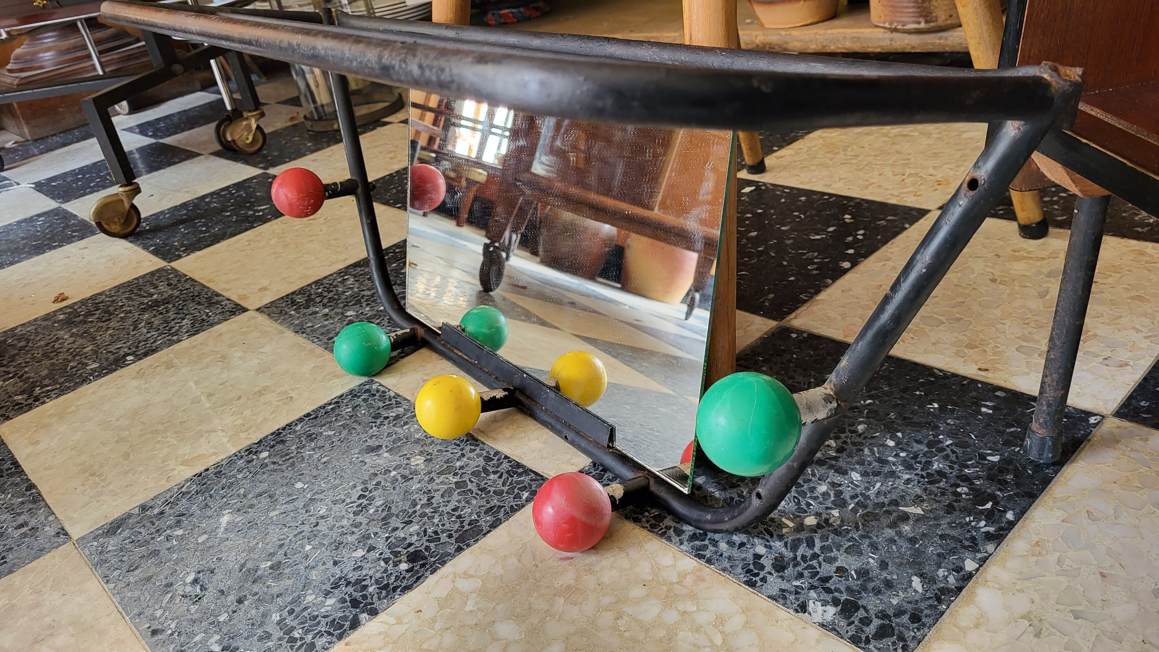 Coat rack ball colors 50s