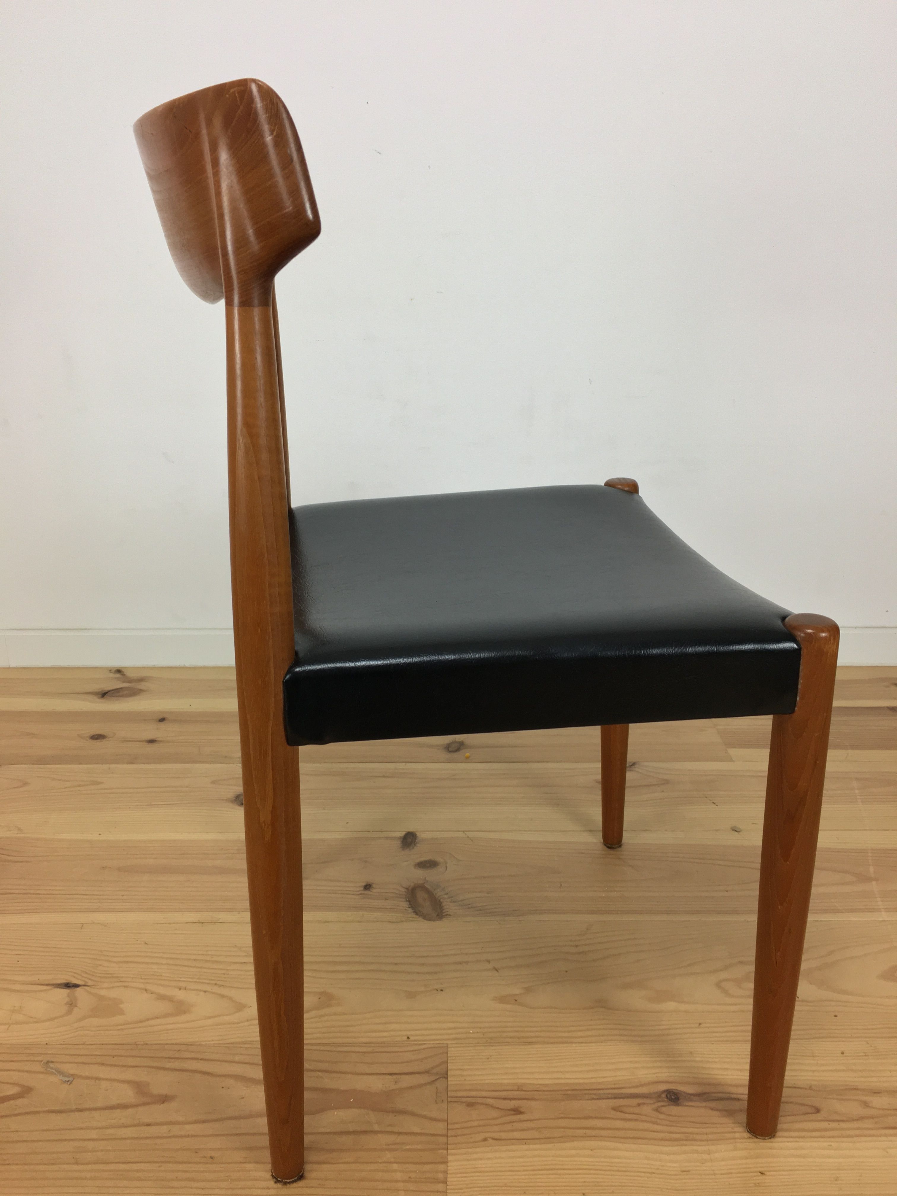 Chaise 343 par Knud Faersch pour Slagelse Mobelvaerk, scandinave, danoise