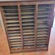 Solid oak triple curtain binder