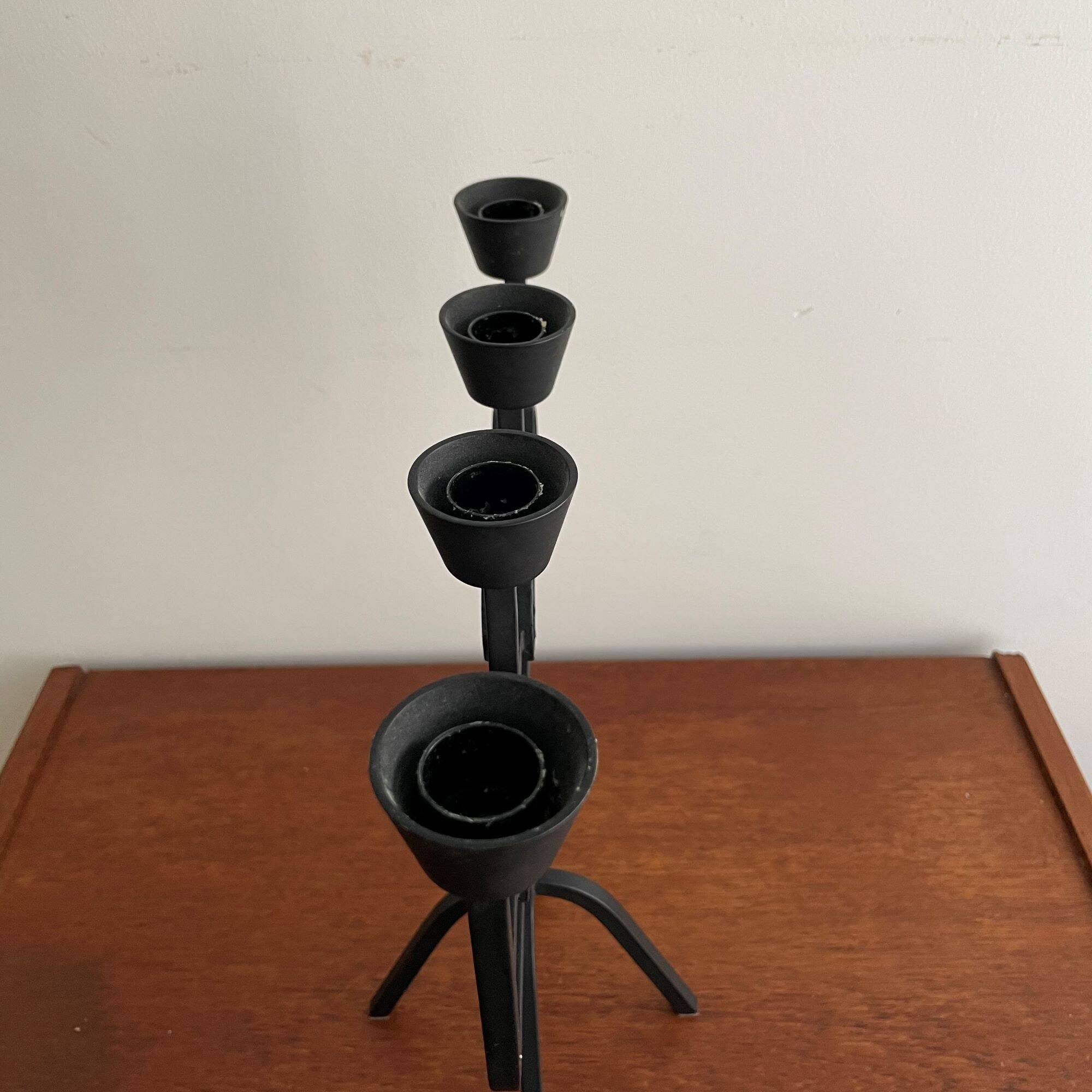 Bougeoir design suédois, Erik Höglund & Gunnar Ander, années 1960