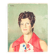 Portrait of a woman in the style of the 70s.
