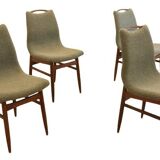 Set of 4 dining chairs 'Burgerwei' - new upholstery