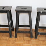 Black oak stool 460mm