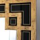 Large Vintage Giltwood Deknudt Mirror Meander Style 1970S