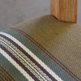 Vintage 1960s, brutalist Danish modern oak dining chairs by Henning Kjærnulf