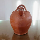 Jug, terracotta gargoulette