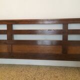 Oak bed by René Gabriel period Reconstruction