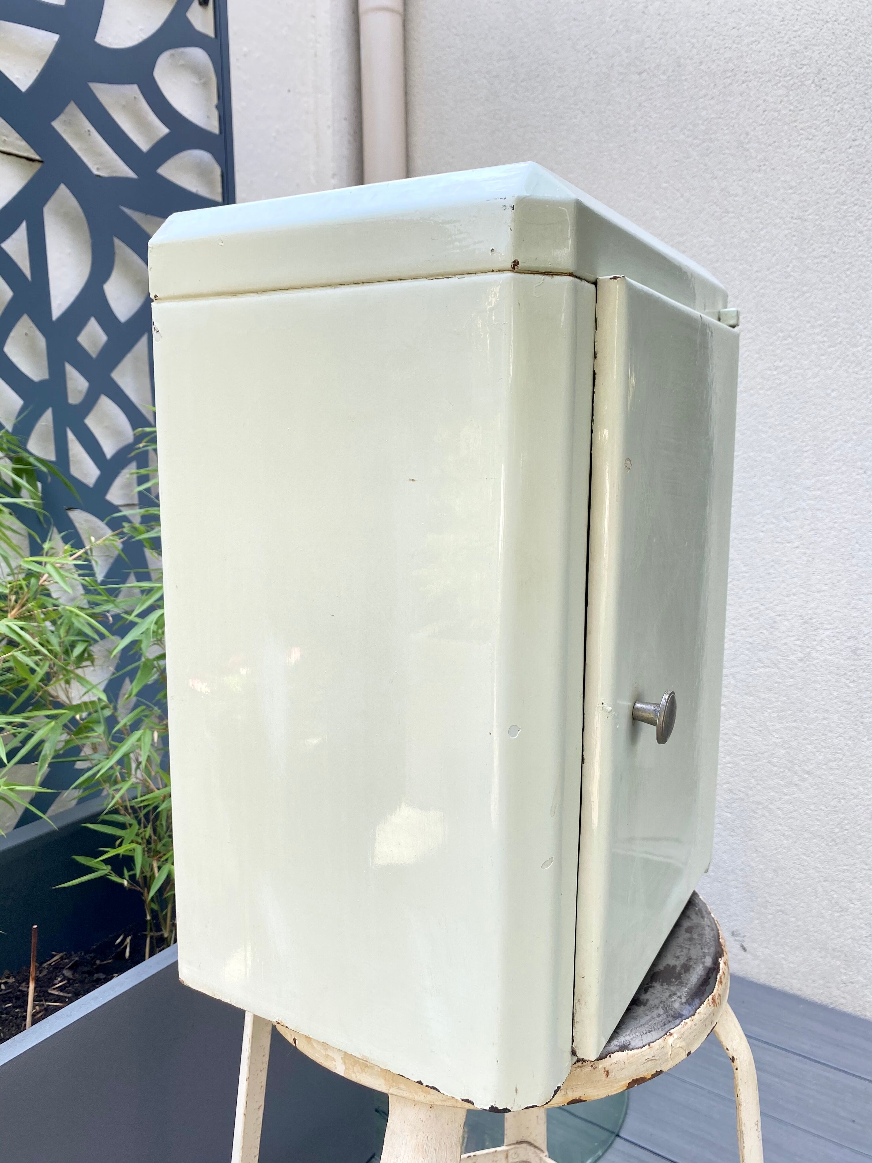 Vintage metal medicine cabinet