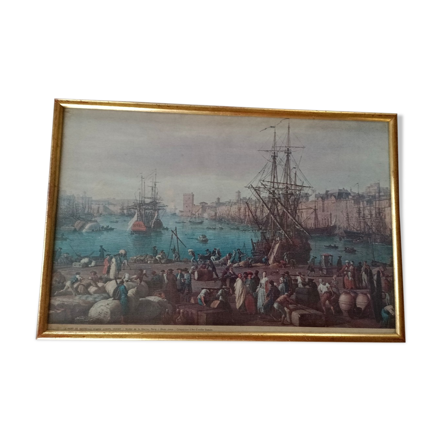 Port of Marseille painting
